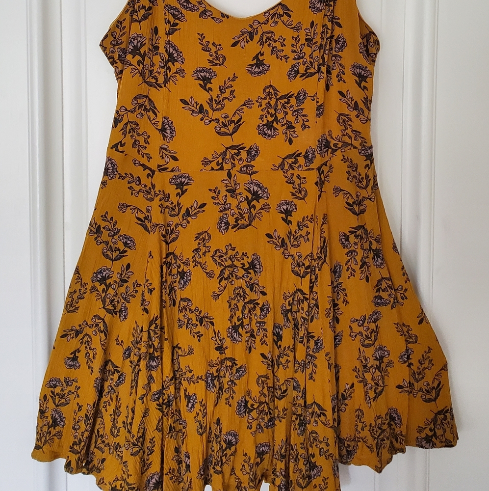 Fashion Nova Mustard Sundress